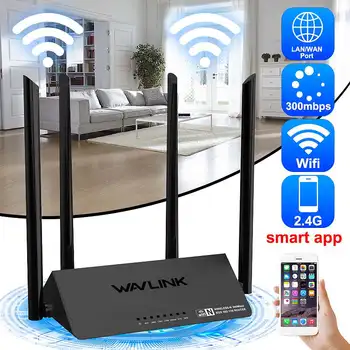 

Wavlink 521R2PRouter 2.4GHz WiFi Routers 1167Mbps WiFi Repeater 128MB DDR3 High Gain 4 Antennas Network Extender EU US plug