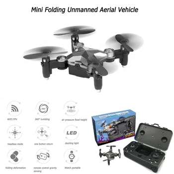 

best selling 2019 products Mini Folding Unmanned Aerial Vehicle Pocket Drone Four-Axis Aircraft Portable for wearable devices