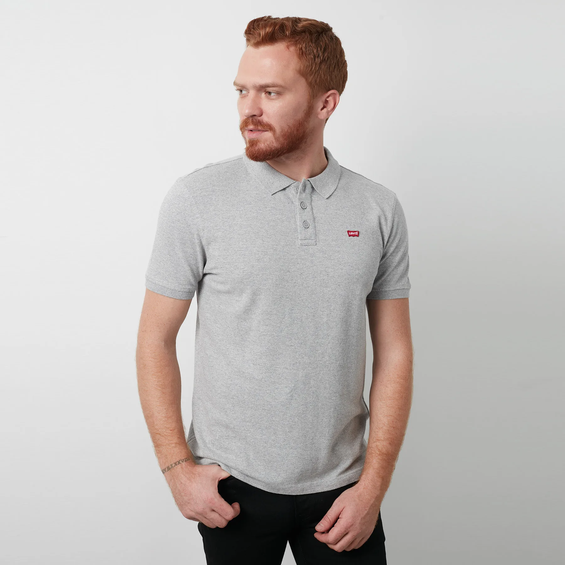 Мужская футболка-поло Levi's 100 хлопковая Футболка-поло на пуговицах 24574 | одежда