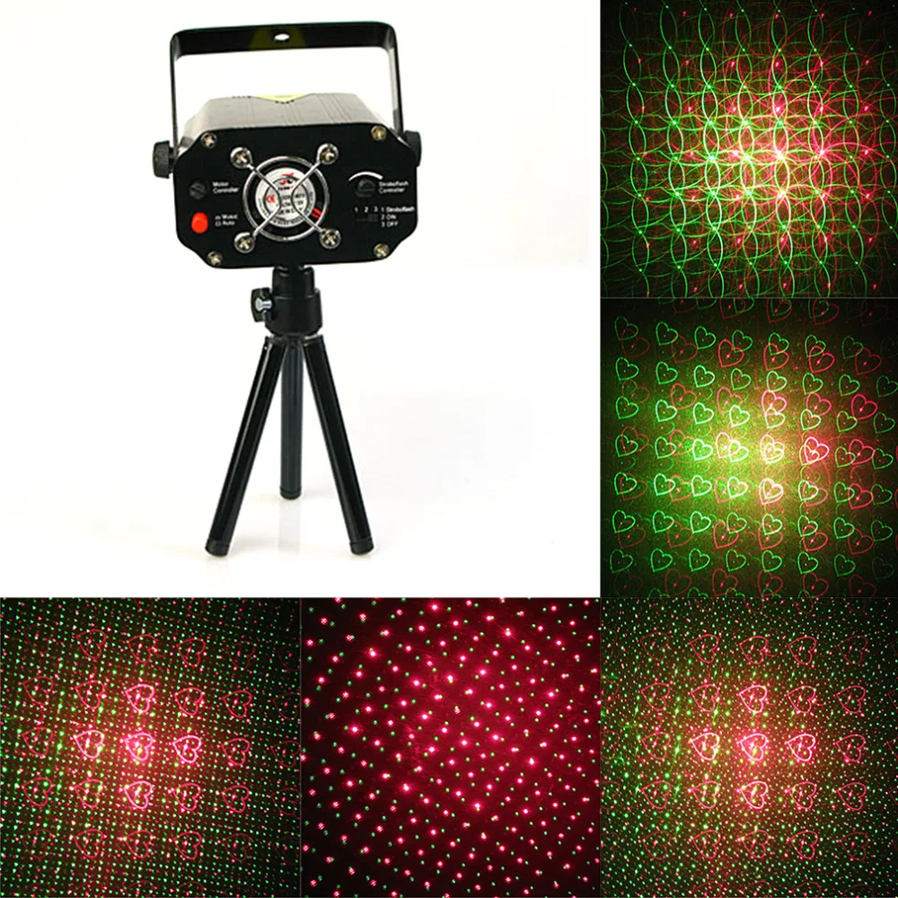 

Clearance Sales Quality Guaranteed New Black Mini Projector Holographic Star Stage Laser Light Disco Effect DJ Party Outdoor