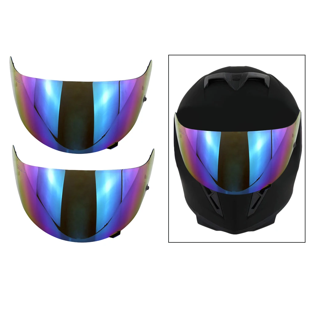 2x Helmet Shield Lens Visor Fit for HJC CL-15 CL-16 AC-12 CS-R1 IS-16 CS-R2