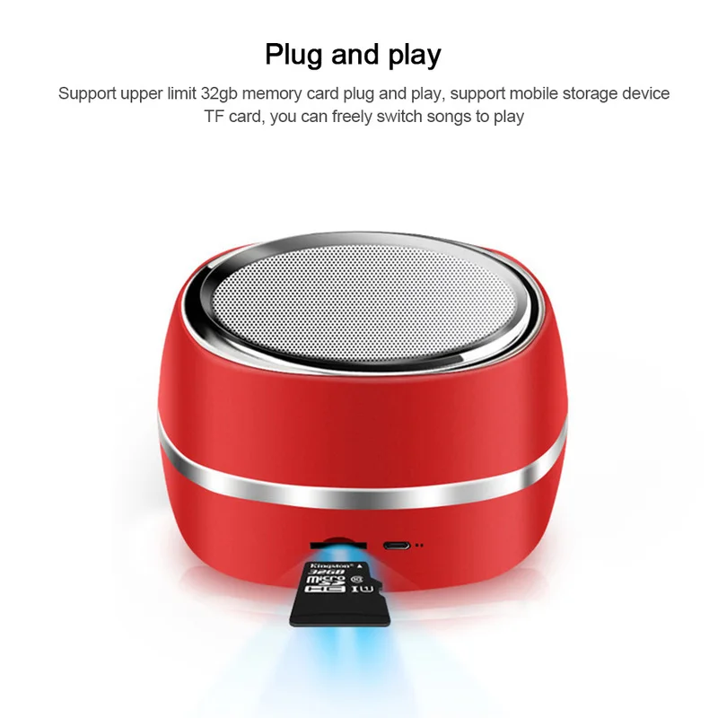Мини Bluetooth динамик портативный Bluetooth беспроводной динамик домашний аудио водонепроницаемый плеер для ванной бассейн Автомобиль Пляж Открытый
