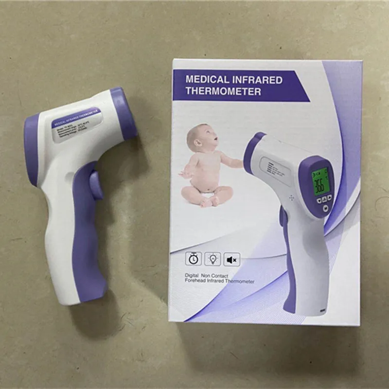 

In Stock Non-Contact Portable Thermometer Baby Adult Ear Forehead Infrared Thermometer Handheld Body Temperature Measure Tool