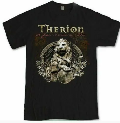 Therion Blitzkrieg Megatherion symphonic футболка с логотипом метал-группы круглым вырезом и S M L XL 2XL