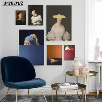 

World Famous Creative Art Decor Fantasy Figure Quality Canvas Painting Room Living Sofa Wall Decor Picture Home Decor Poster