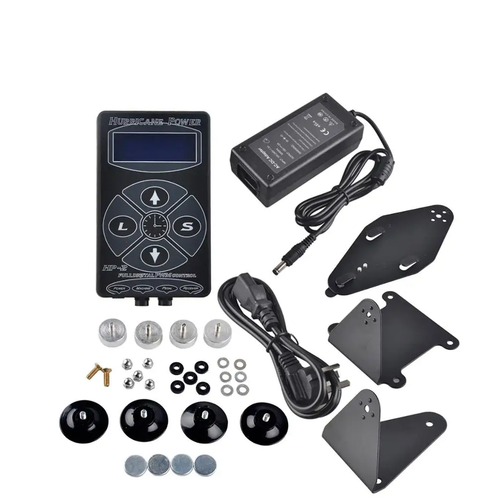 Without retail box Hp-2 Татуировка питания цифровой питания ЖК-дисплей черный/серебристый/белый для комплектов машины - Цвет: Without retail box