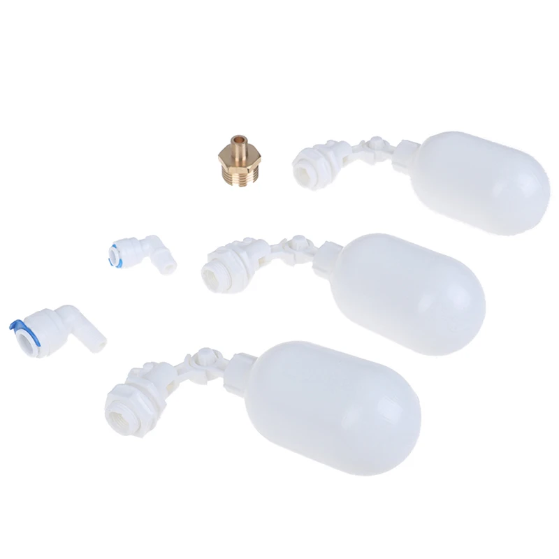 

High Efficiency Adjustable Mini Plastic Automatic Float Valve For Chemical Medical Aquarium RO DI Reverse Osmosis System