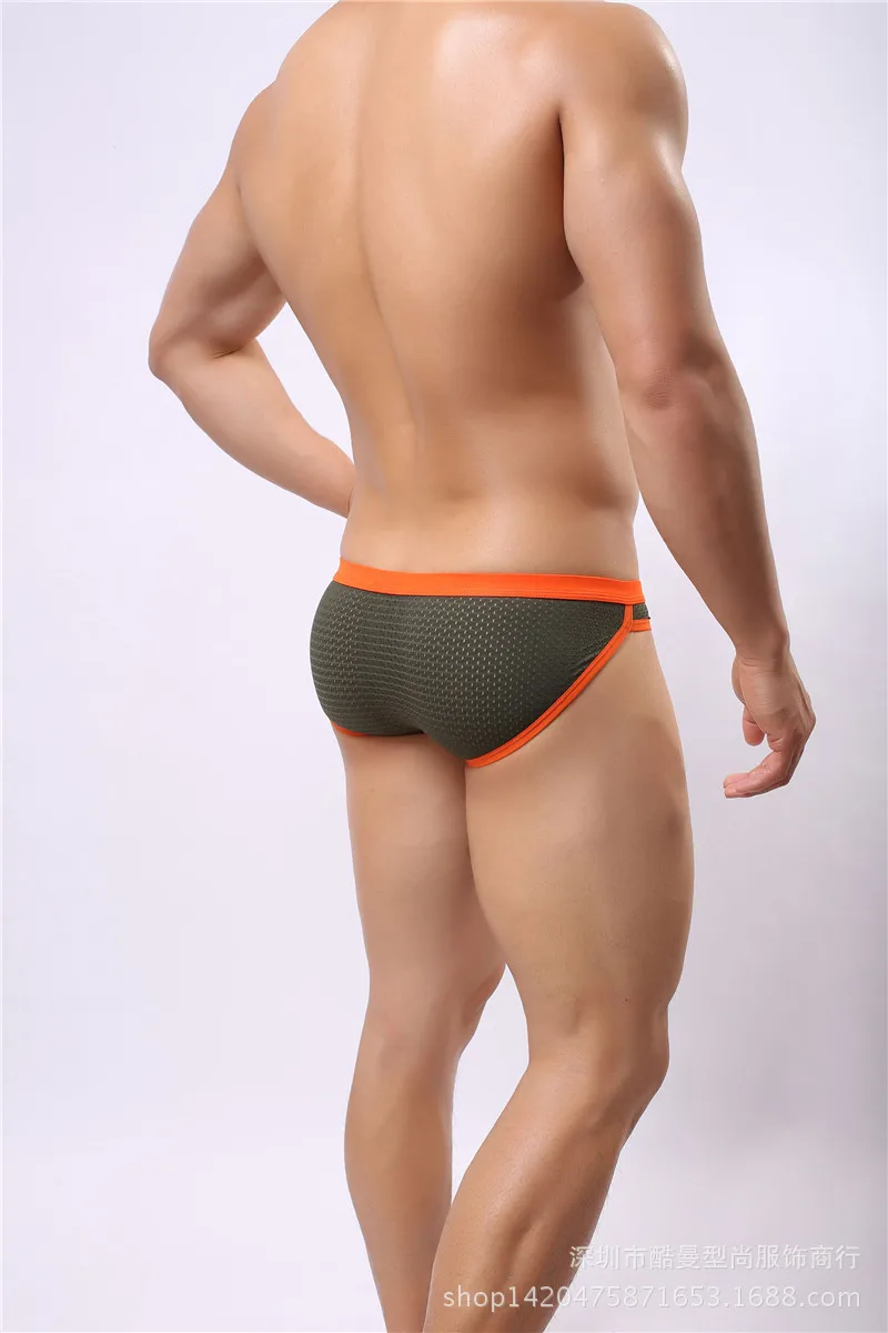 BRAVE PERSON Men's Swimming Trunks Bikini Sexy Low Waist Swim Briefs Gay Men Swimwear Swimsuit Boxers Shorts Beachwear Sunga