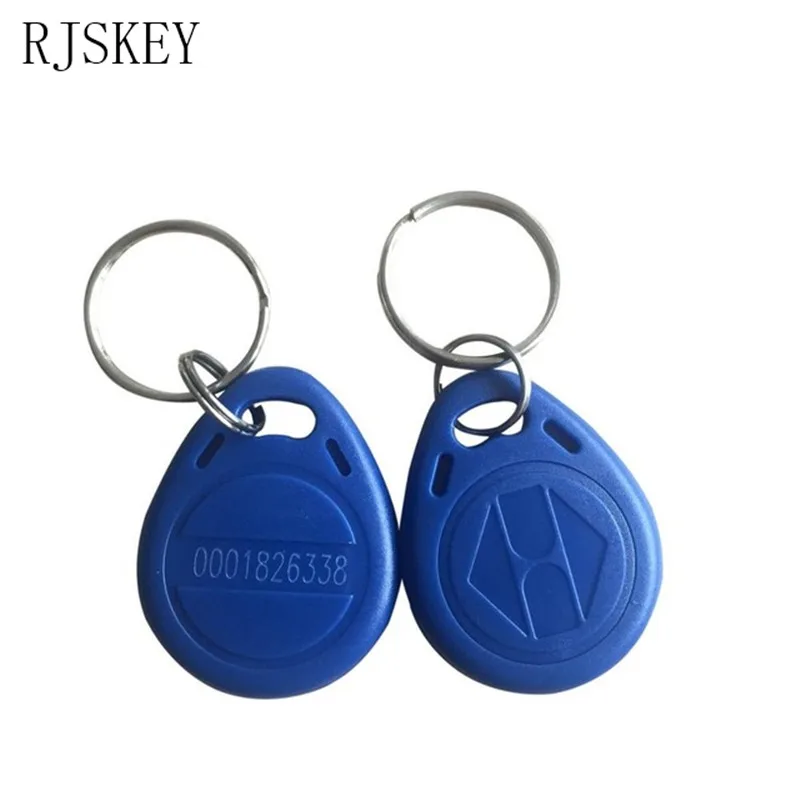 100 шт. RFID 125 кГц EM4100 TK4100 пустая смарт-карта ID Толстые карты EM ID значок для система учёта времени - Цвет: keyfobs
