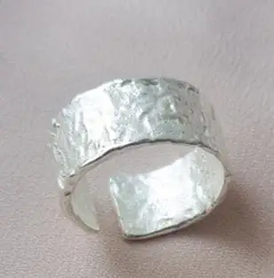 

New 925 Sterling Silver Irregular Rings for Women Adjustable Size Rings Fashion Wedding Jewelry Anillos Mujer