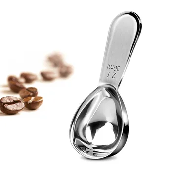 

Milk Powder Measuring Spoon Stainless Steel Coffee Sugar Flour Tablespoon Measuring Dry Liquid Ingredients Scoop 15ml