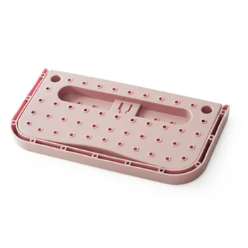 

Multifunctional Suction Cup Folding Shoe Rack Durable Wall Hanging Slippers High Heels Home Storage Rack Space Saving Shoe Box