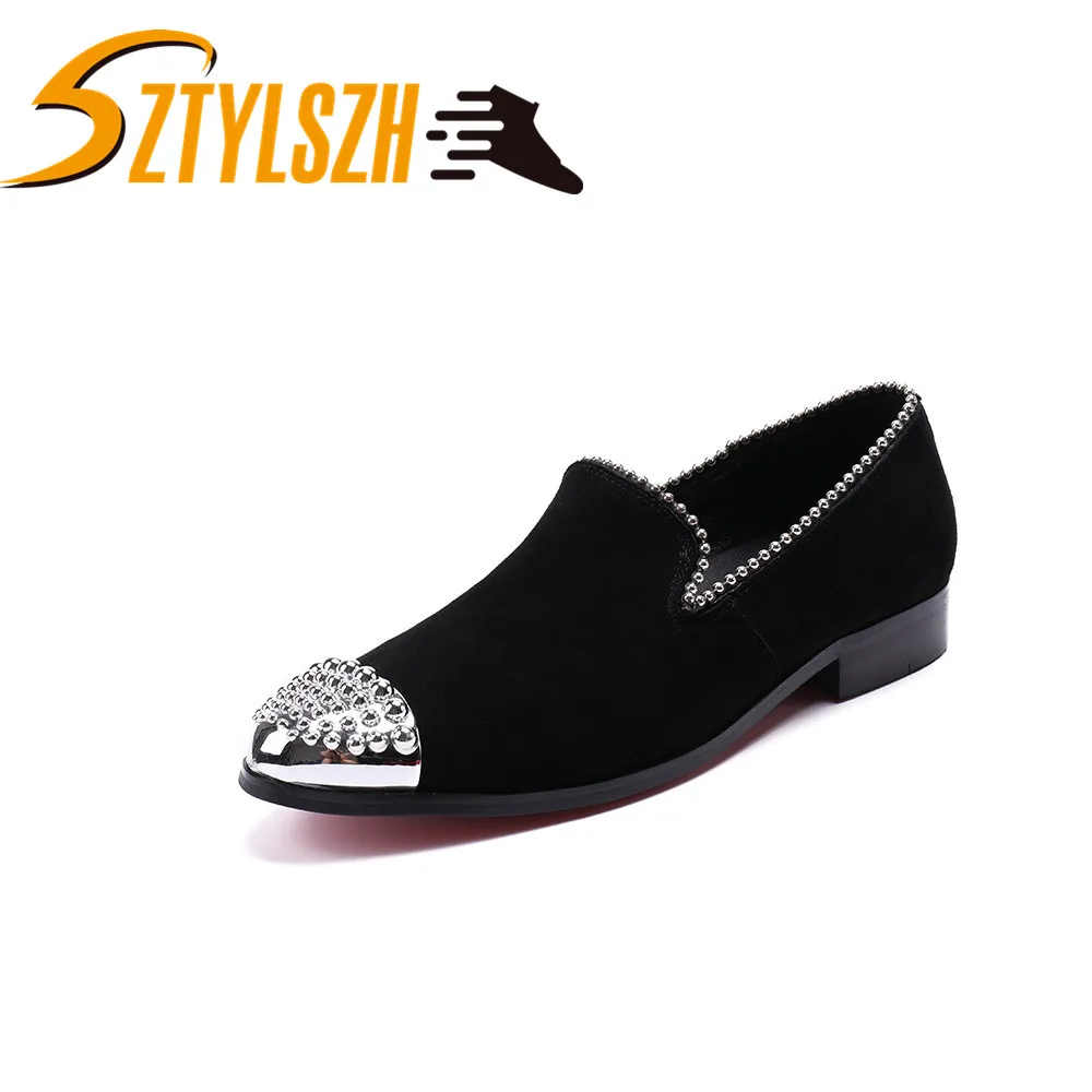 

Europe Style New Men Loafer Party Wedding Shoes Black Velvet Driving Shoe Classic Retro Moccasins ashion Comfortable Casual Shoe