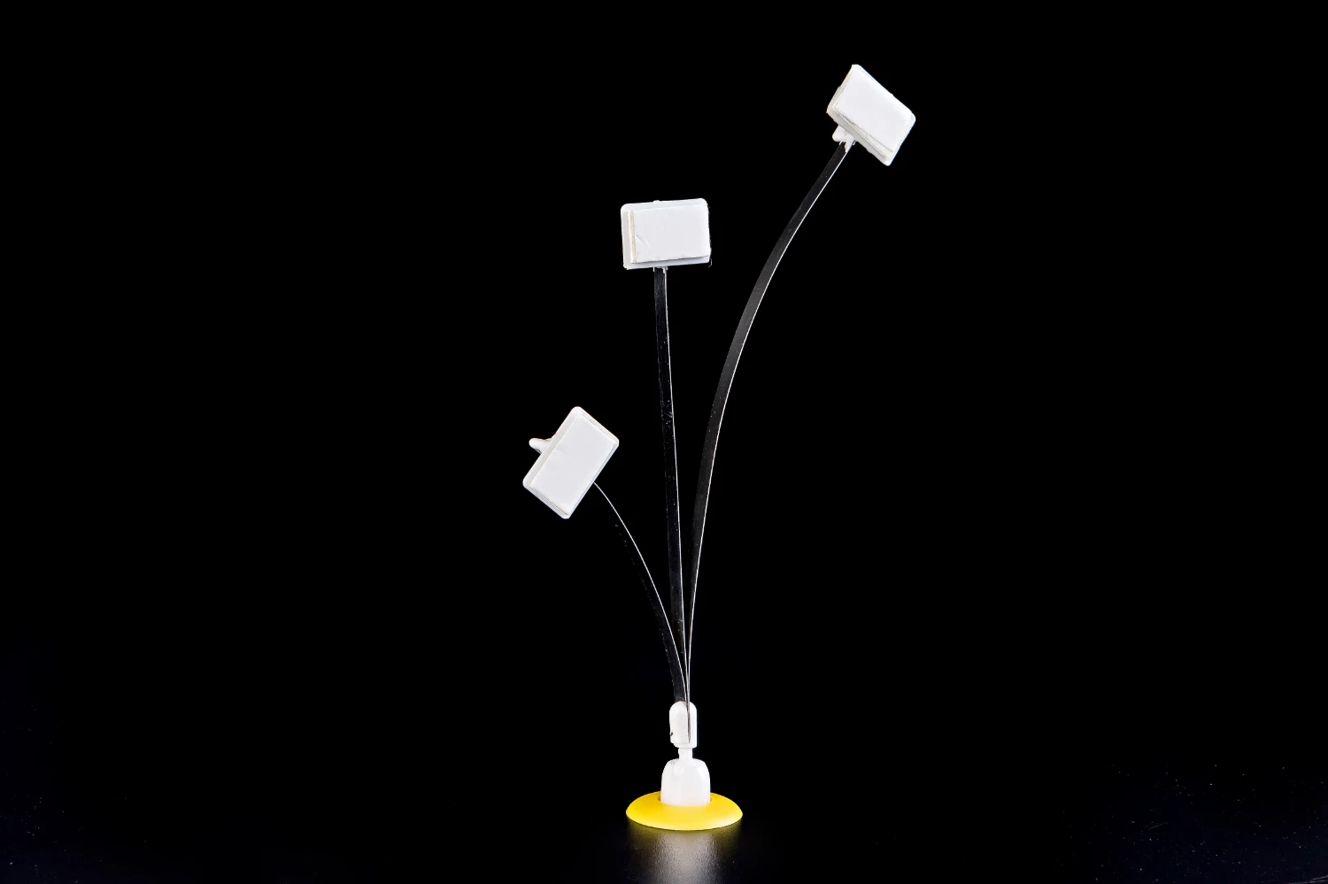 

Sticky sign holder adhesive shaking wire wobbler label holder stand