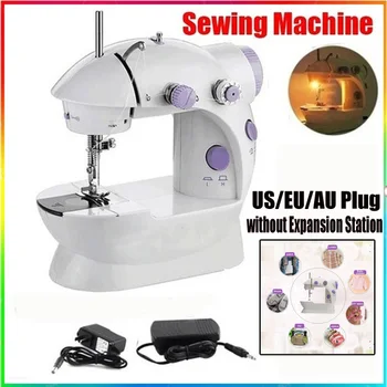

Desktop Mini Portable Handheld sewing machines Stitch Sew needlework Cordless Clothes Fabrics Electrec Sewing Machine for Home