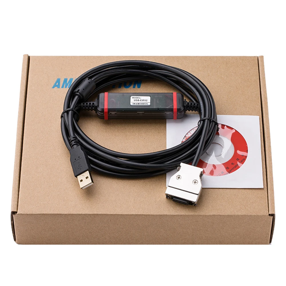 Подходящий кабель для программирования ПЛК Omron USB-CIF02 кабель для загрузки серии CPM1A/2A