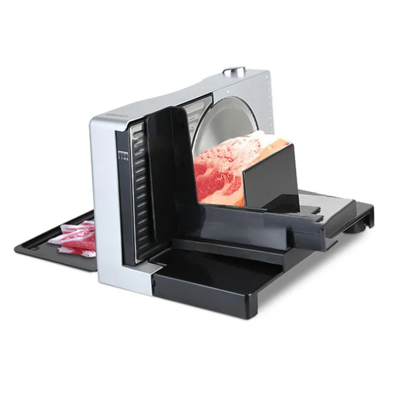 

220V 100W Electric Semi-Automatic Household Fruit Mutton Slicer Small Cut Mutton Roll Beef Sliced Meat