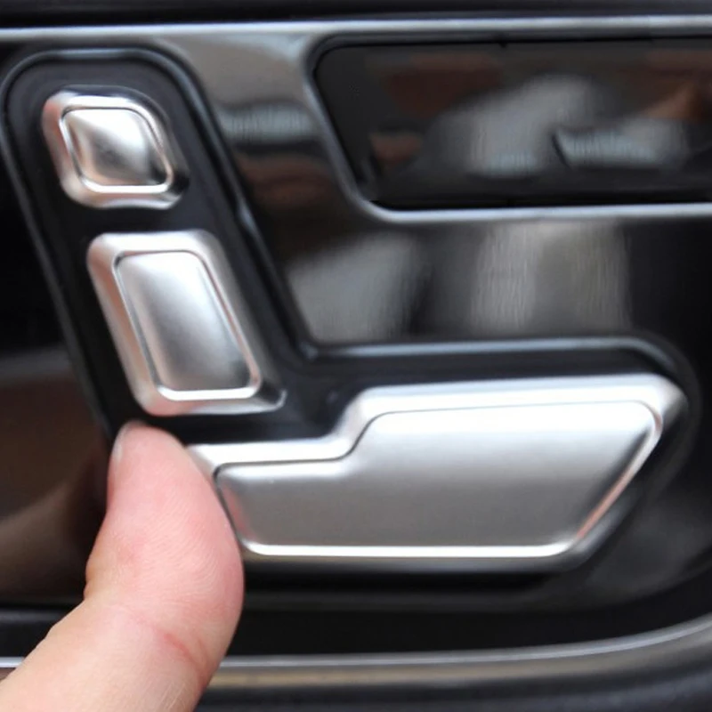 Для Benz E C-class W212 218 CLS GL seat adjusty Кнопка памяти декоративная кнопка регулировки переключатель авто автомобильный аксессуар наклейка