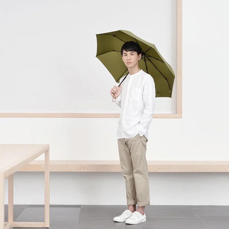 Ceny Mężczyźni parasol automatyczny wiatroodporny klon drewniane japoński styl parasol deszcz silny parasol golfowy kolorowe prezent dla mężczyzny Guarda Chuva