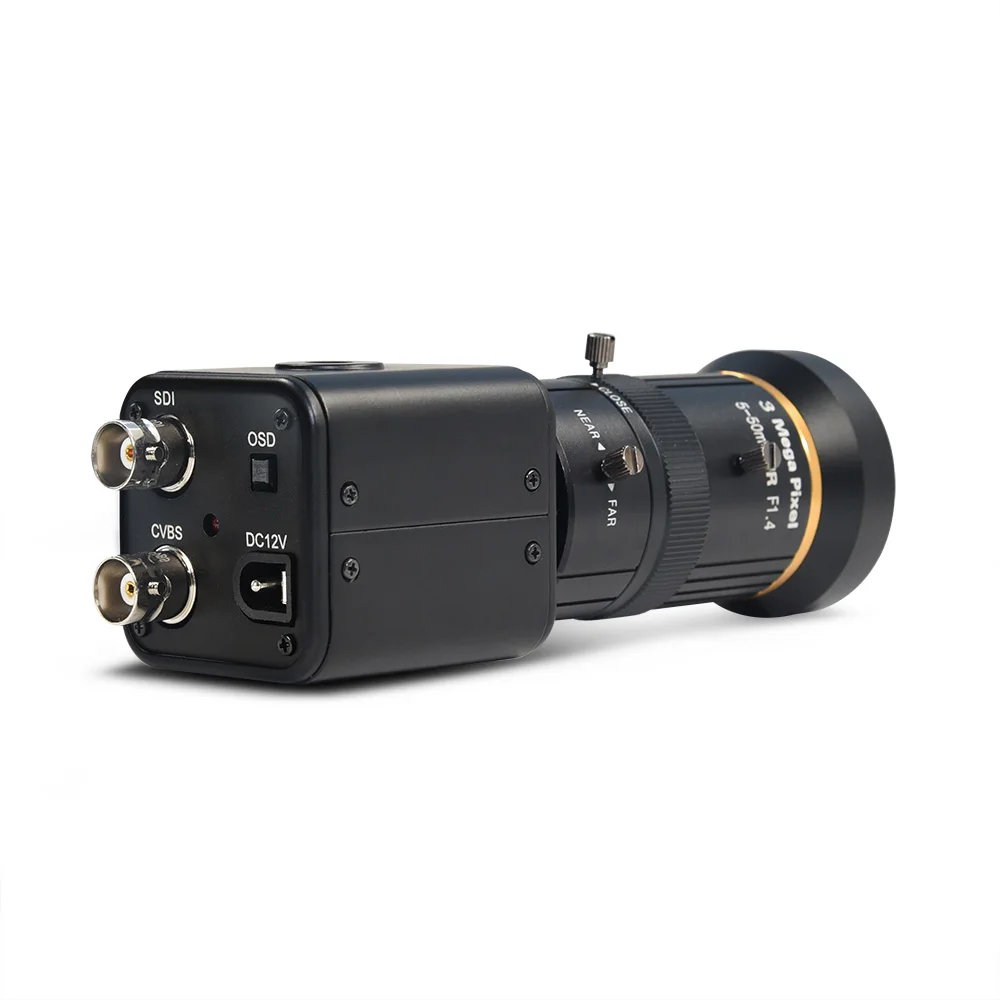 Камера видеонаблюдения HD SDI 2.0MP 1080P Zoom Lens 5 50 мм Security Box SDI|Камеры видеонаблюдения| |