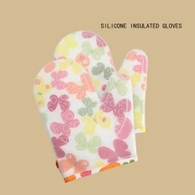 Формы для выпечки силиконовые перчатки для микроволновой печи Микроволновая печь изоляцией Утепленные перчатки высокого Температура изоляцией перчатки, перчатки для духовки короткие перчатки