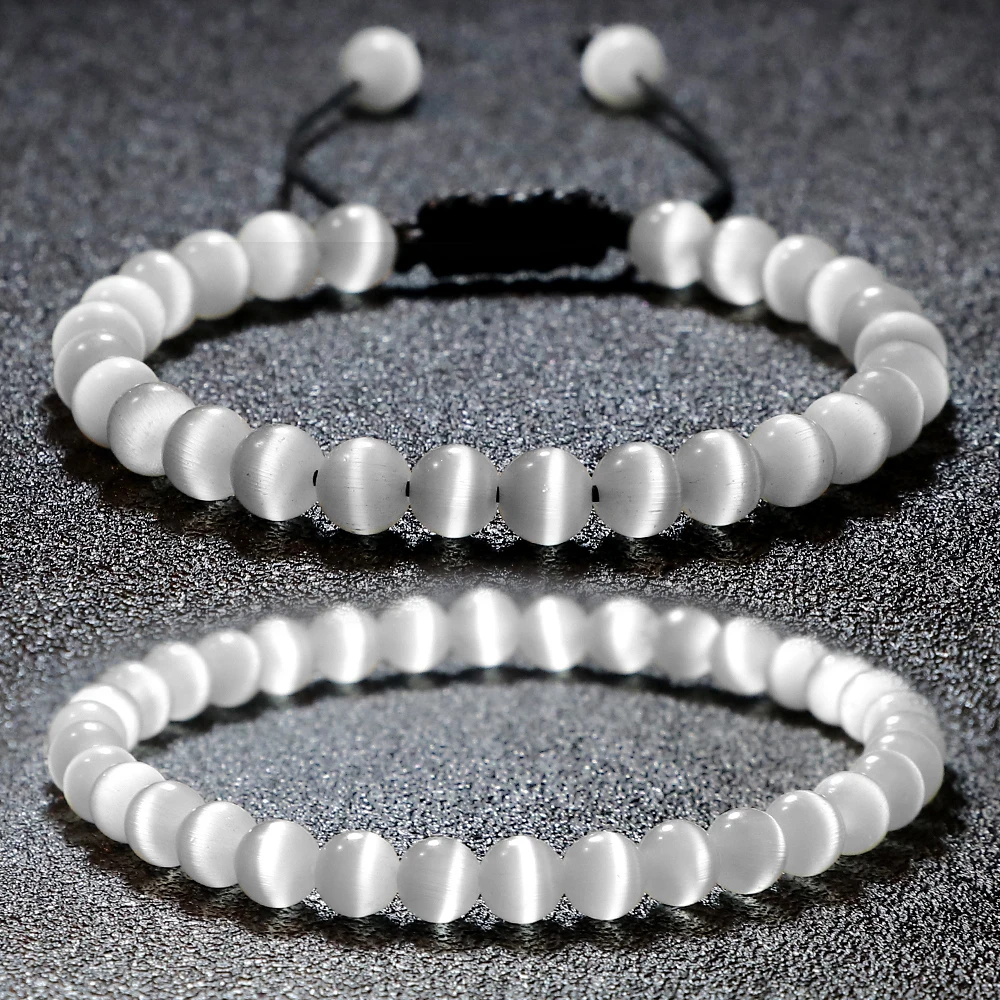 Natural Opal Beads Bracelets Adjustable Wrist Jewelry