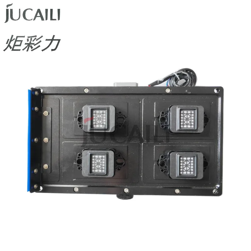 

Jucaili стабильная 4 головки Авто укупорочная станция для xp600 печатающая головка насоса в сборе одномоторная чернил стек подъемная Очистительная станция