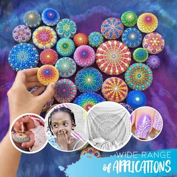 

20x Pattern Dotting Tools Set Stone Painting Kit Pen Template