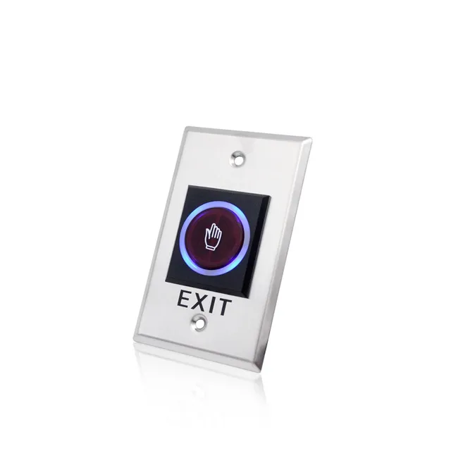 NO/NC no touch Door lock and gate access control switch/ir sensor exit release push button 4