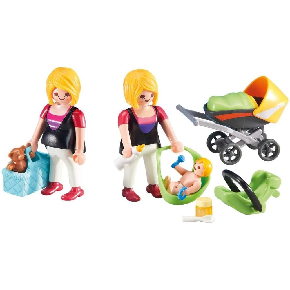 Playmobil Ref 6447 Embarzada Y Mama Con Bebe Carro Transportin Y Accesorios Edicion Especial Juguete Muneco Figura Figurines Aliexpress