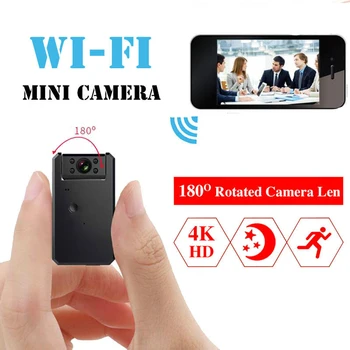

HD 4K Cam Mini WiFi Camera Night Vision Video Audio Recorder with IR Motion Detection Small Wireless Camcorder mini cam