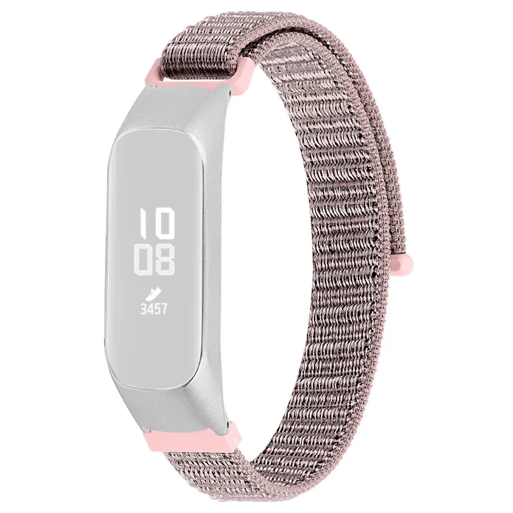 Для samsung Galaxy Fit-e Замена нейлона Спортивная петля наручные умные часы с ремнем браслет долговечные аксессуары Fit e#923