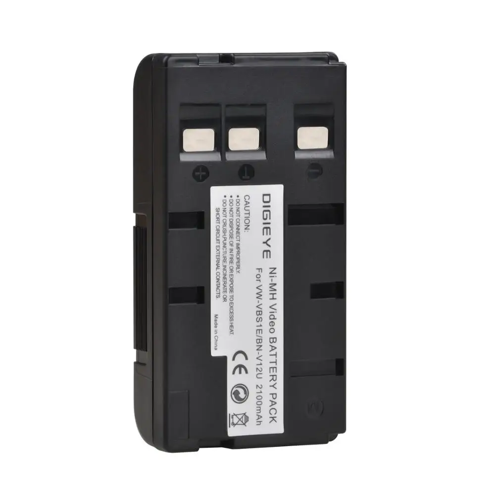 Camcorder Battery 2100mah BN-V12U VW-VBS1E For JVC BN-V10U BN-V11U BN-V12U BN-V14U BN-V15 BN-V18U BN-V22U BN-V24U BN-V25U