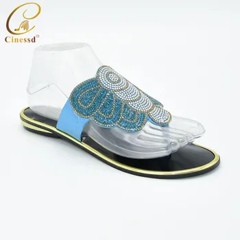 

New Arrival Slip on Shoes for Women Ladies Sandals with Heels Designer Shoes Women Luxury 2020 Rhinestone Wedding Party Shoes