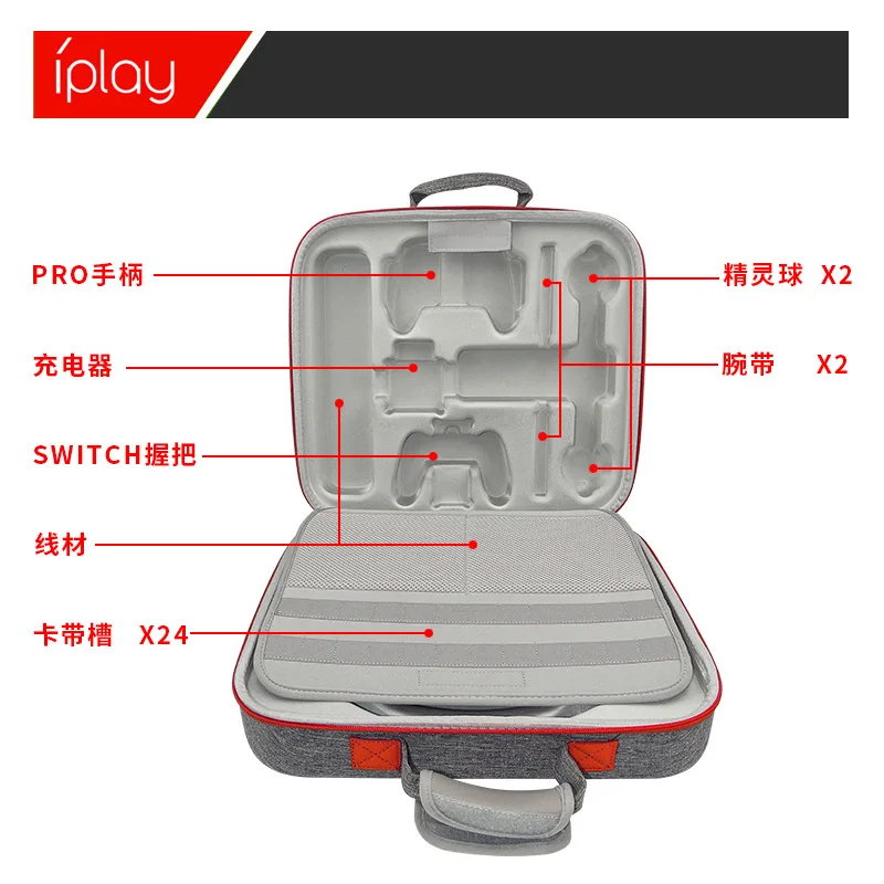 for Nintend Switch Portable Case NS Bag Multifunctional EVA Fitness Ring Base Storage Cover Shell For Switch Accessories
