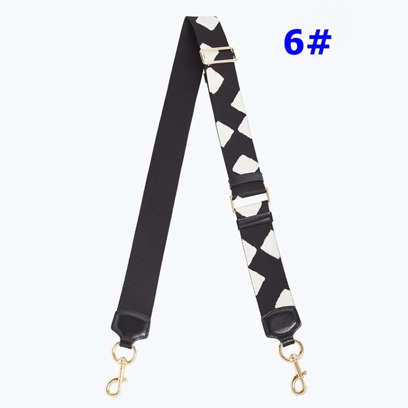 

Printed letters shoulder strap for shoulder bag Ribbon with cowhide Wide shoulder strap Camera bag accessories for messenger bag