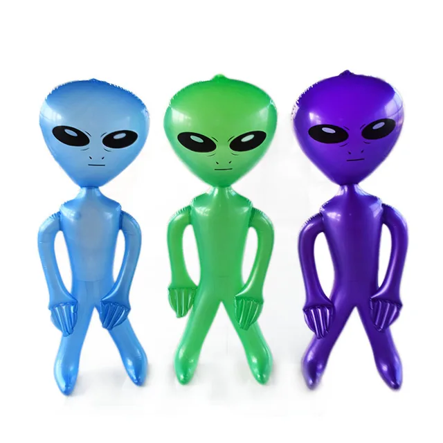 170cm Giant Alien Model Green Purple Blue Gray Pink ET Kids Adult Inflatable Toy Halloween Cosplay Brithday Party Supply Blow Up 6