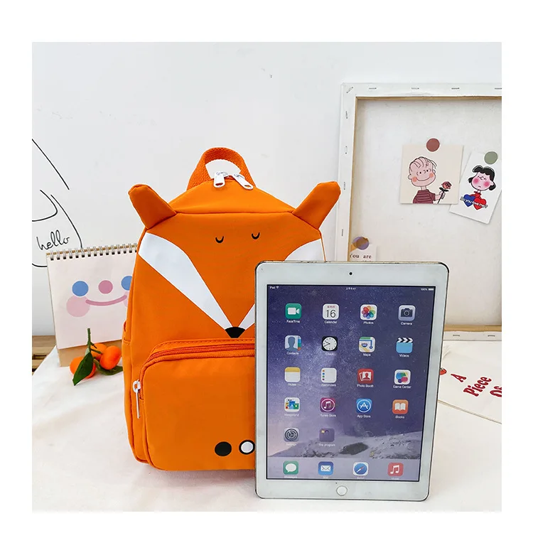 Cartoon Animal backpack for Children Cute Boys School Bags Kindergarten