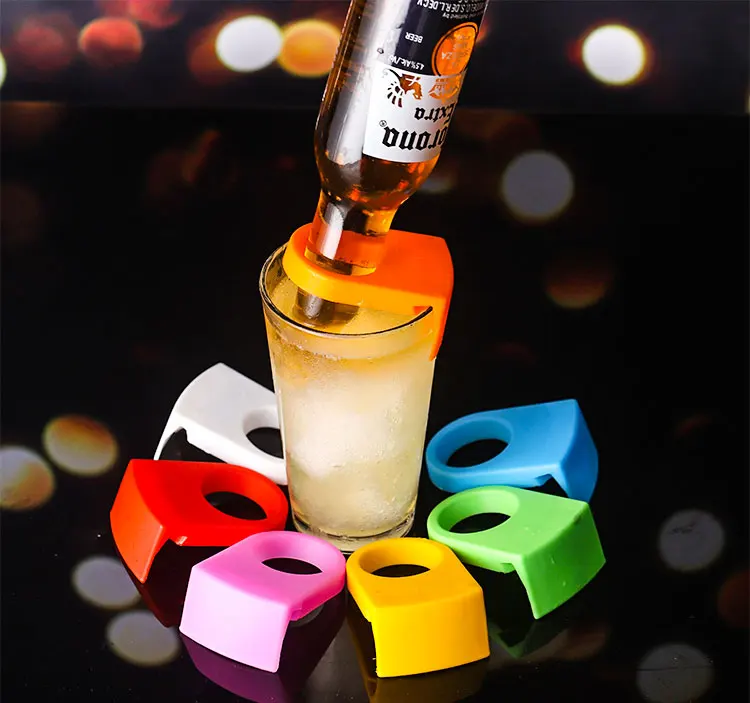 Радужный держатель для мини бутылок напитков стеклянных стаканов пивных коктейлей зажим портативная