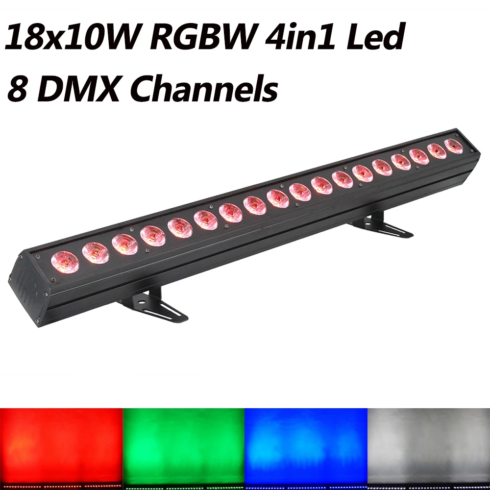 2 шт./партия светодиодный светильник RGBWA+ UV 6в1 цвет 18x18 Вт светодиодный светильники размытого света идеально подходит для сцены, для вечеринки, для диджеев Дискотека свадебные светодиодные прожекторы - Цвет: RGBW 4IN1