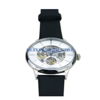 

Mens watch Seagull movement St17 Handwinding Mechanical Dress Ultra Thin Skelenton Jintuofei