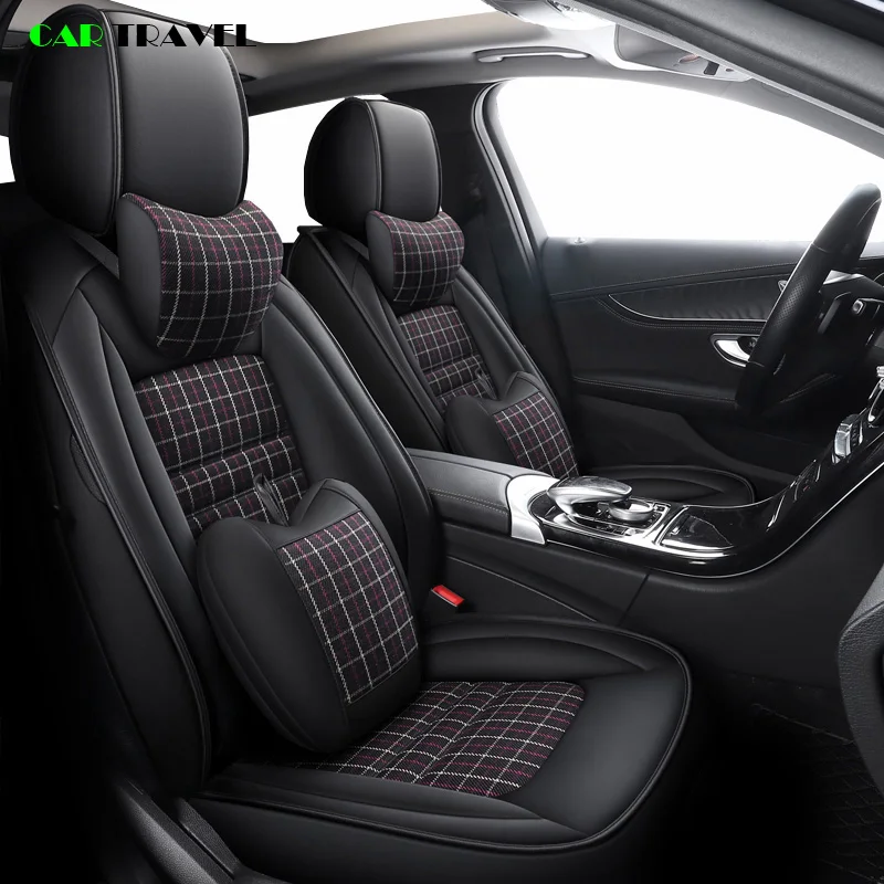 Передняя и задняя крышка на 5 сидений для nissan qashqai j10 almera n16 note x-trail t31 leaf patrol y61 juke leaf teana чехол на сиденье