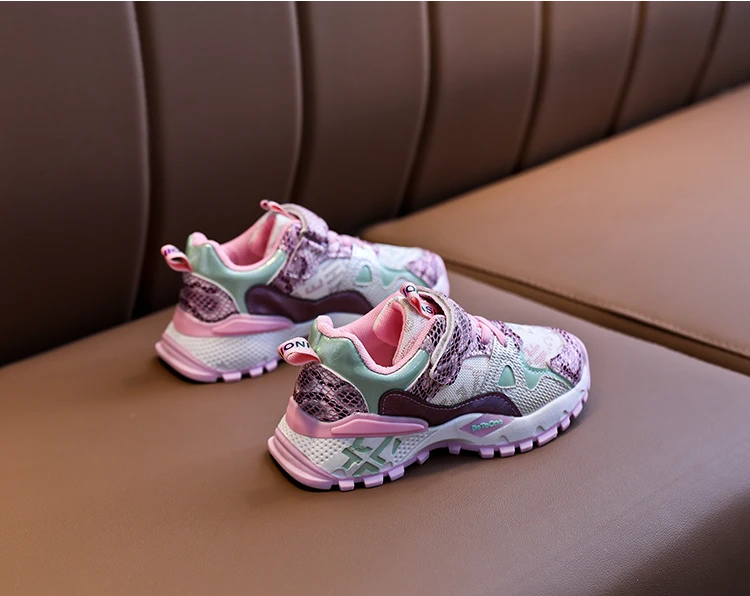 Mesh Kids Sneakers Children Casual Shoes For Boys Sneakers Girls Shoes Breathable Running Sport Hook&Loop sapato infantil