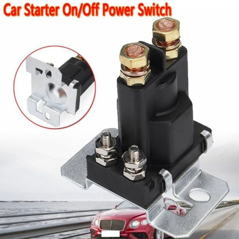 Высокотоковое реле стартера Max 500A 12V 4Pin Авто Грузовик Start power Master двойной изолятор батарей переключатель управления