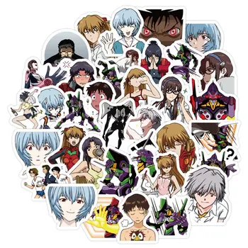 

50pcs Cartoon Anime Evangelion Sticker Genesis Japanese Comic Waterproof Kids Car Suitcase Guitar Graffiti DIY Sticker Toys
