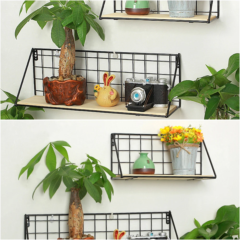 Деревянная Пасхальная корзинка гладильная DIY настенная полка настенный шкаф для