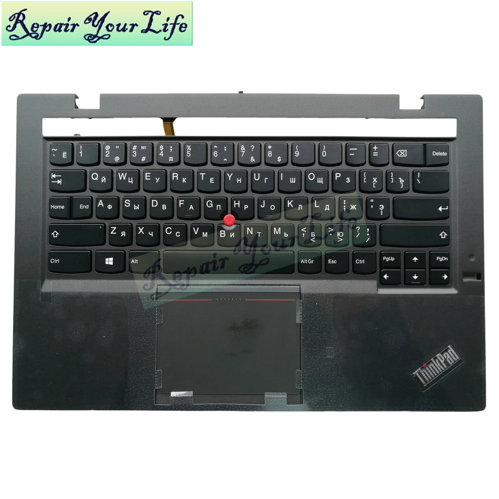 laptop keyboard for Lenovo Thinkpad X1 carbon Gen 2nd 2014 RU with backlit Palmrest TOP Case 04X6548 0C45131 MQ-RUS | Компьютеры и