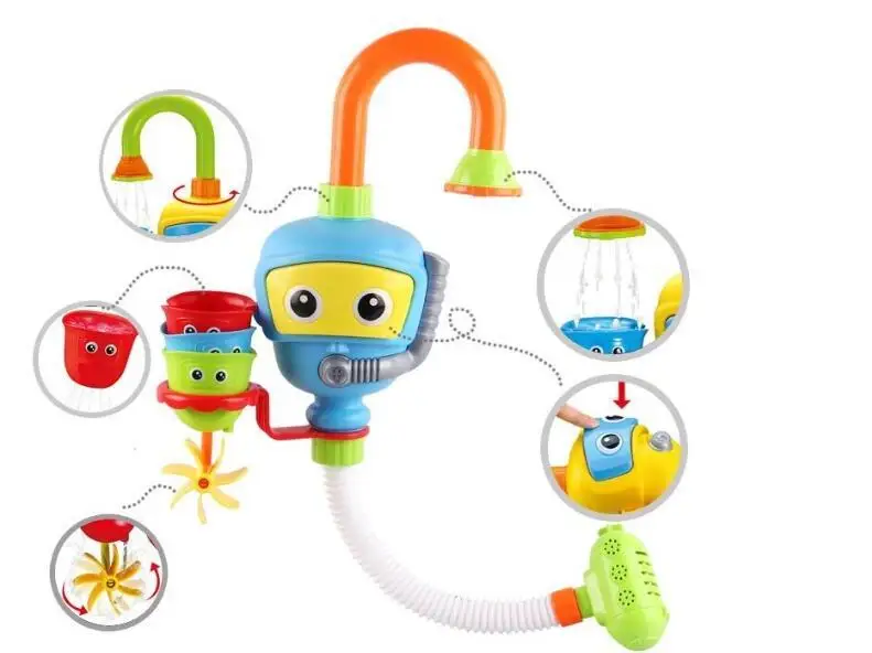Babybath игрушка вода автомобильный душ игра плохой игры детская спрей пузырь Товары