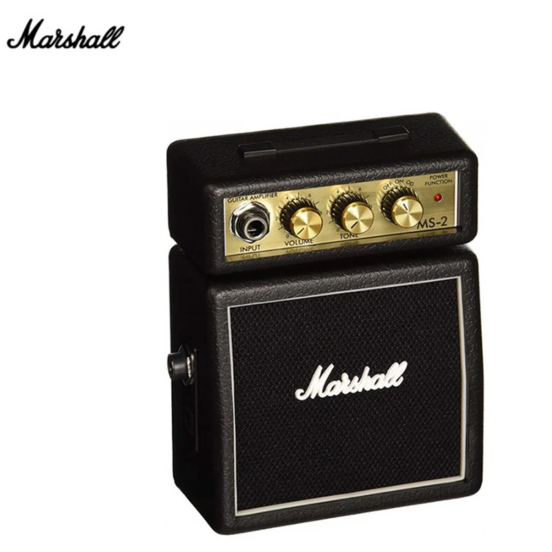 Marshall MS2 громкость тон Регулируемый мини стерео разъем для наушников батарея привод гитары динамик портативный динамик