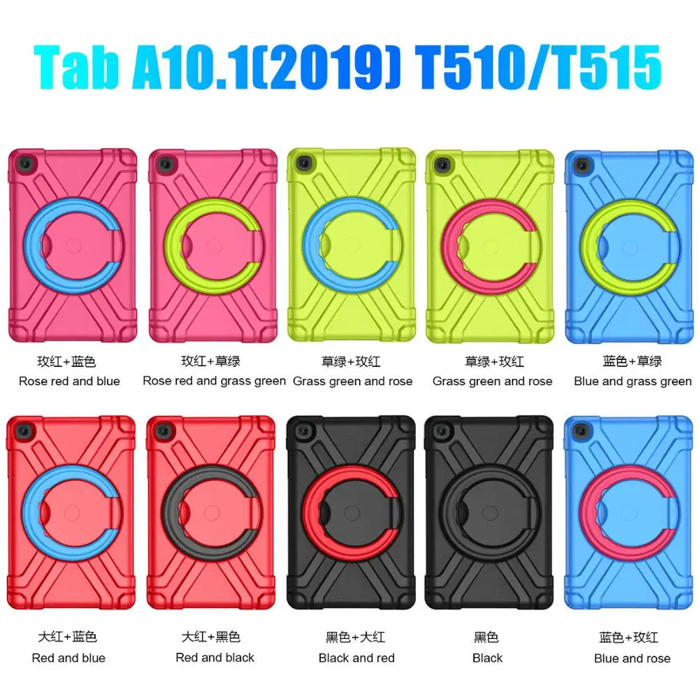 

For Galaxy Tab A 10.1 2019 Case, Shockproof High Impact Resistant Heavy Duty Armor Cover for Samsung Galaxy Tab A 10.1 T510 T515